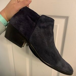 Sam Edelman Blue Suede Boots Size 11
